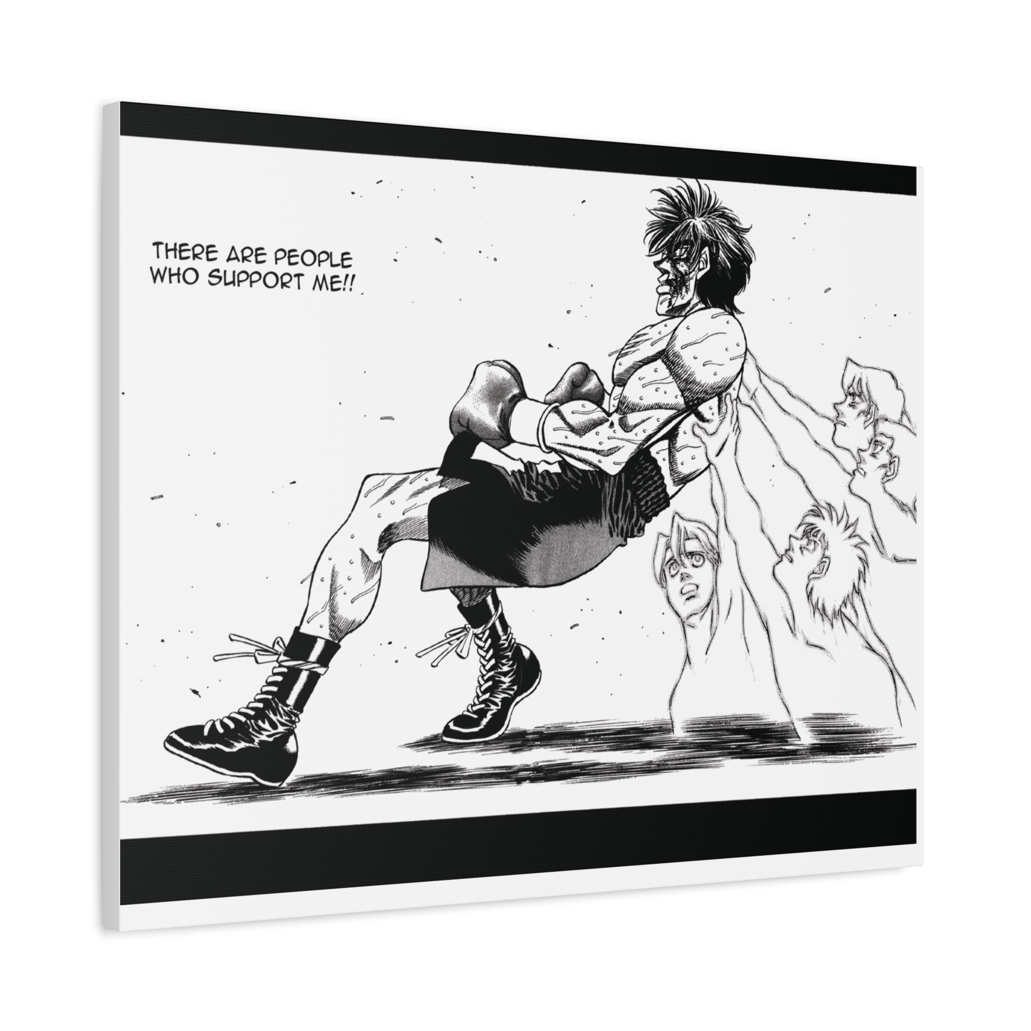 Takamura — "There Are People Who Support Me" Inspirational MMA Poster