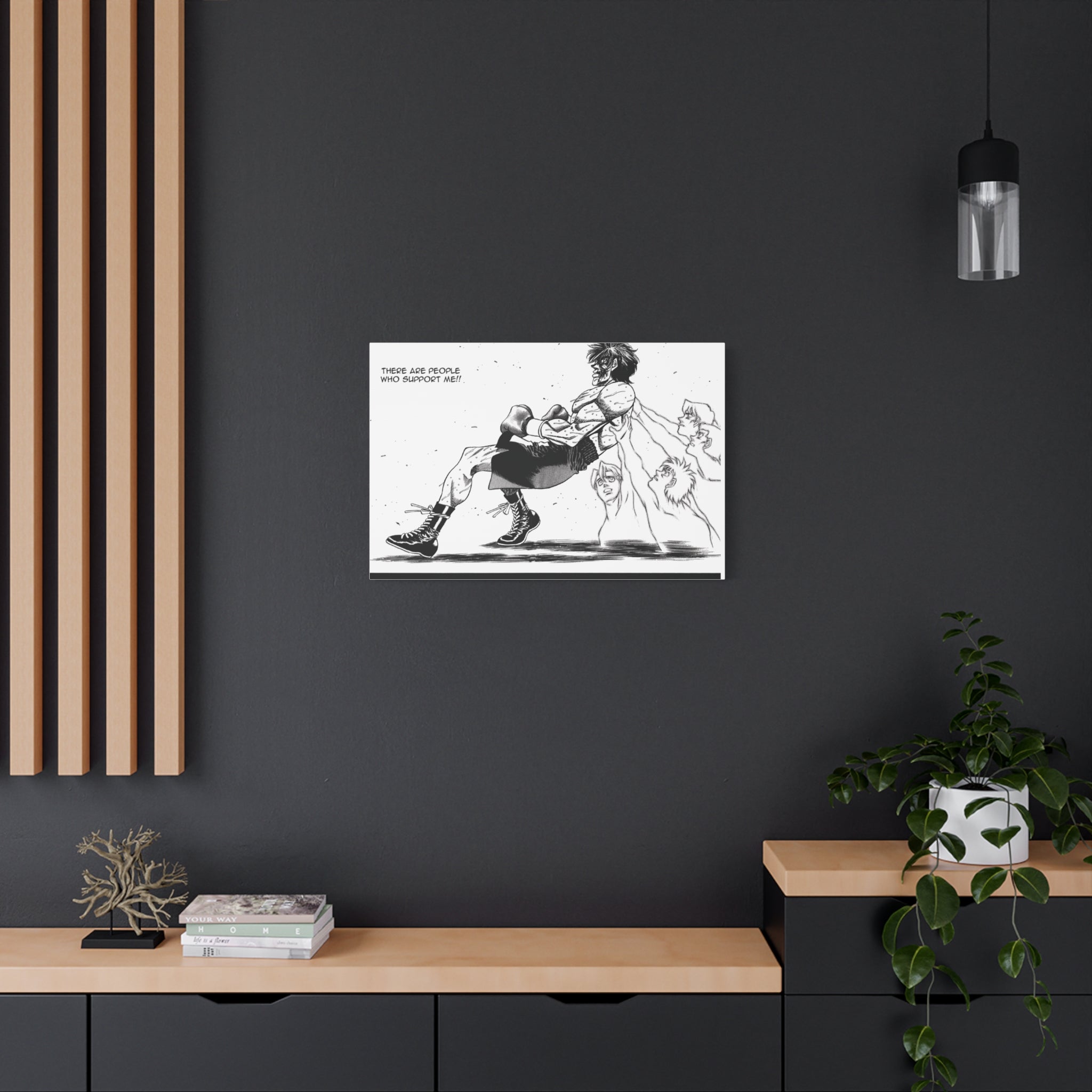 Takamura — "There Are People Who Support Me" Inspirational MMA Poster