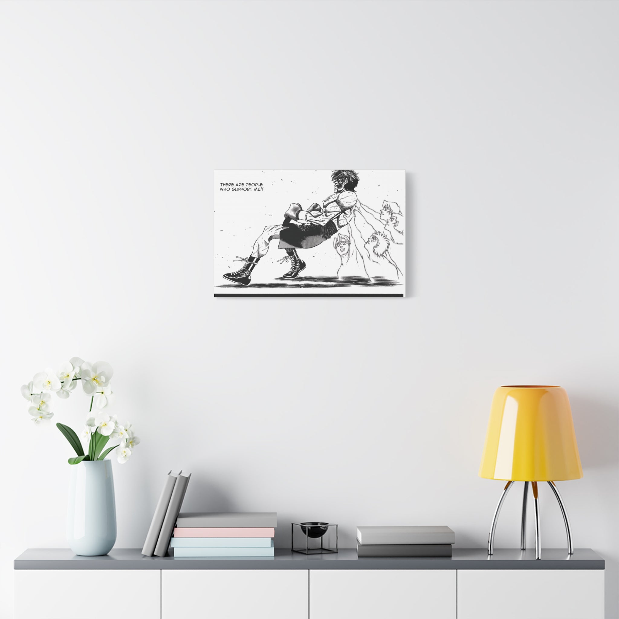 Takamura — "There Are People Who Support Me" Inspirational MMA Poster