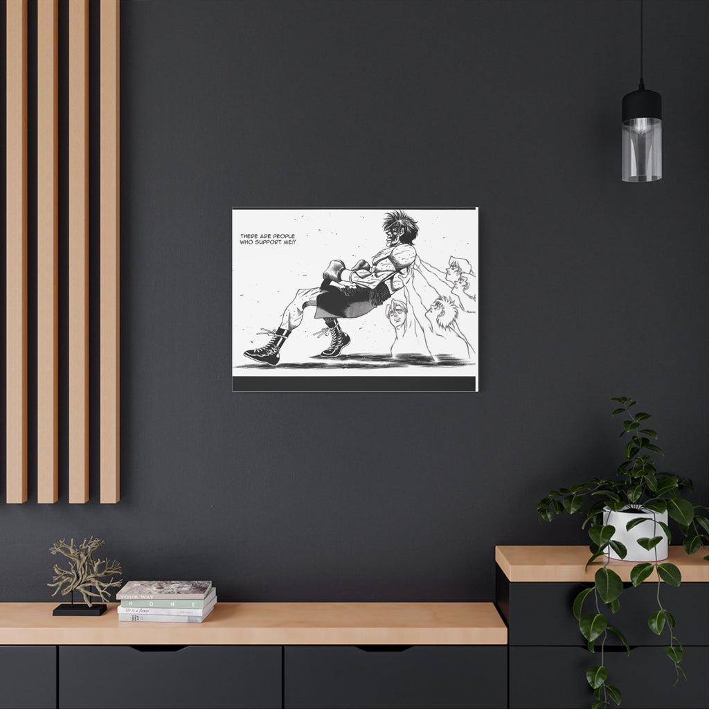 Takamura — "There Are People Who Support Me" Inspirational MMA Poster