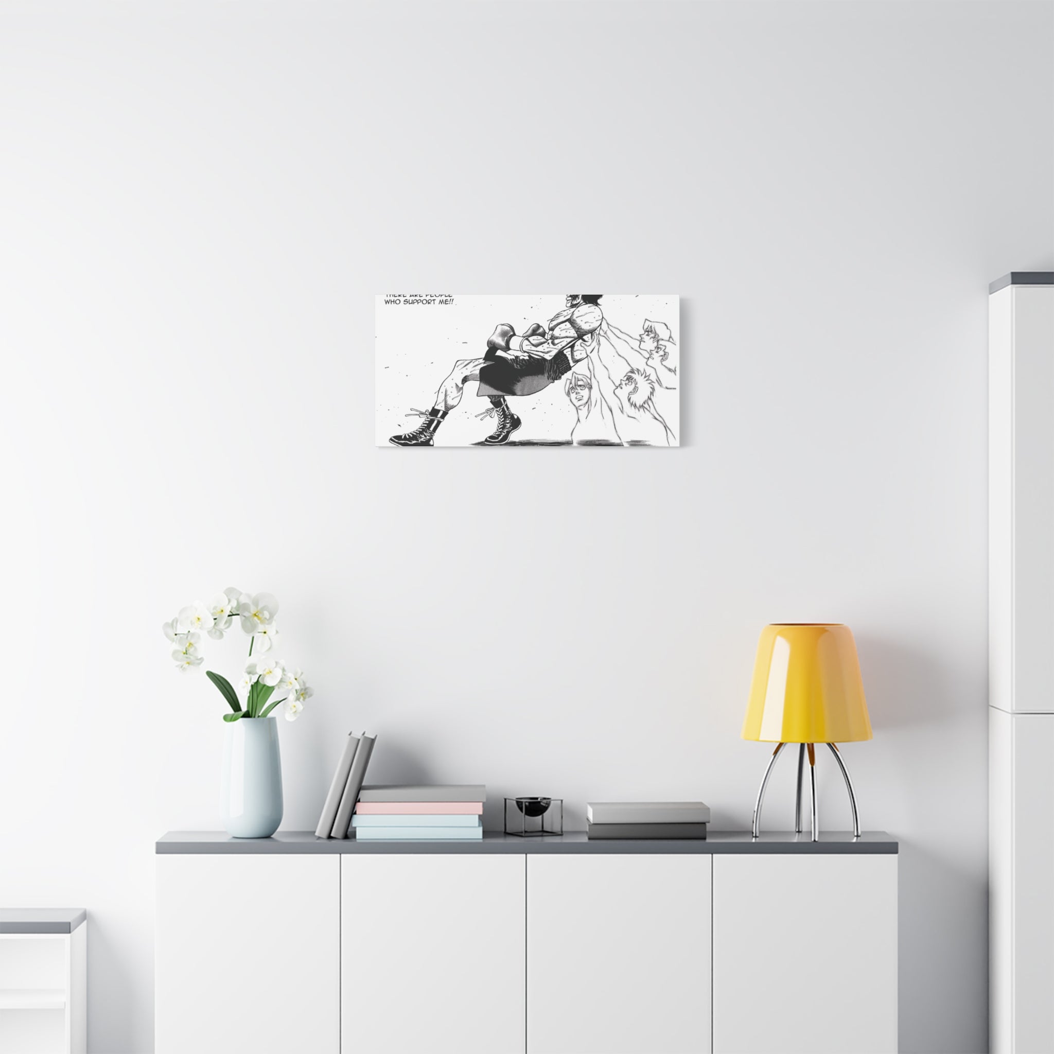 Takamura — "There Are People Who Support Me" Inspirational MMA Poster