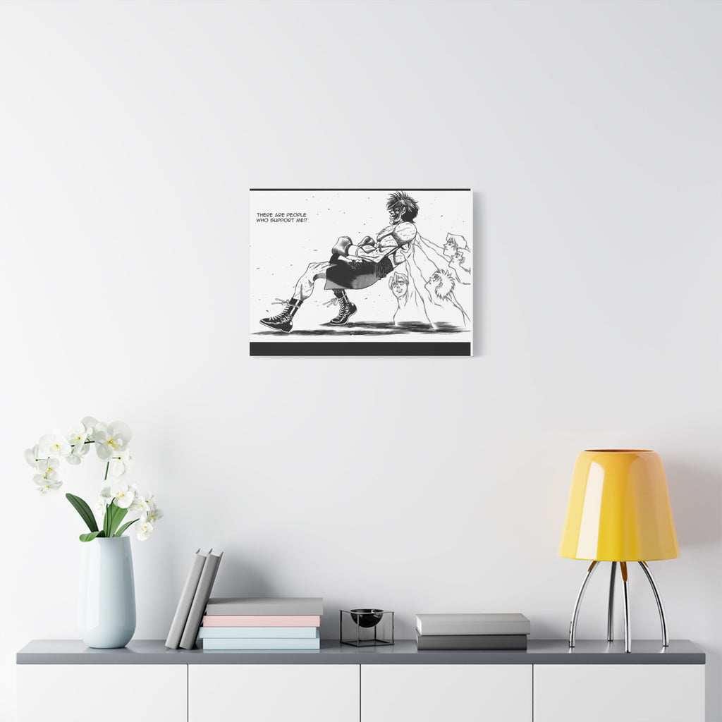 Takamura — "There Are People Who Support Me" Inspirational MMA Poster