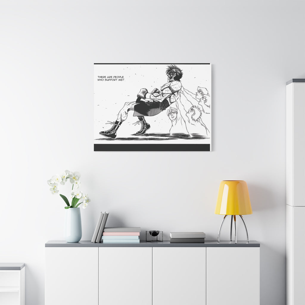 Takamura — "There Are People Who Support Me" Inspirational MMA Poster