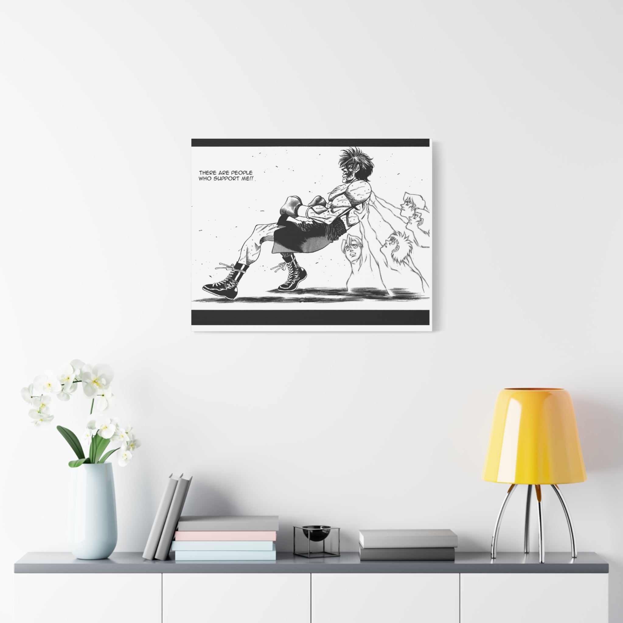 Takamura — "There Are People Who Support Me" Inspirational MMA Poster