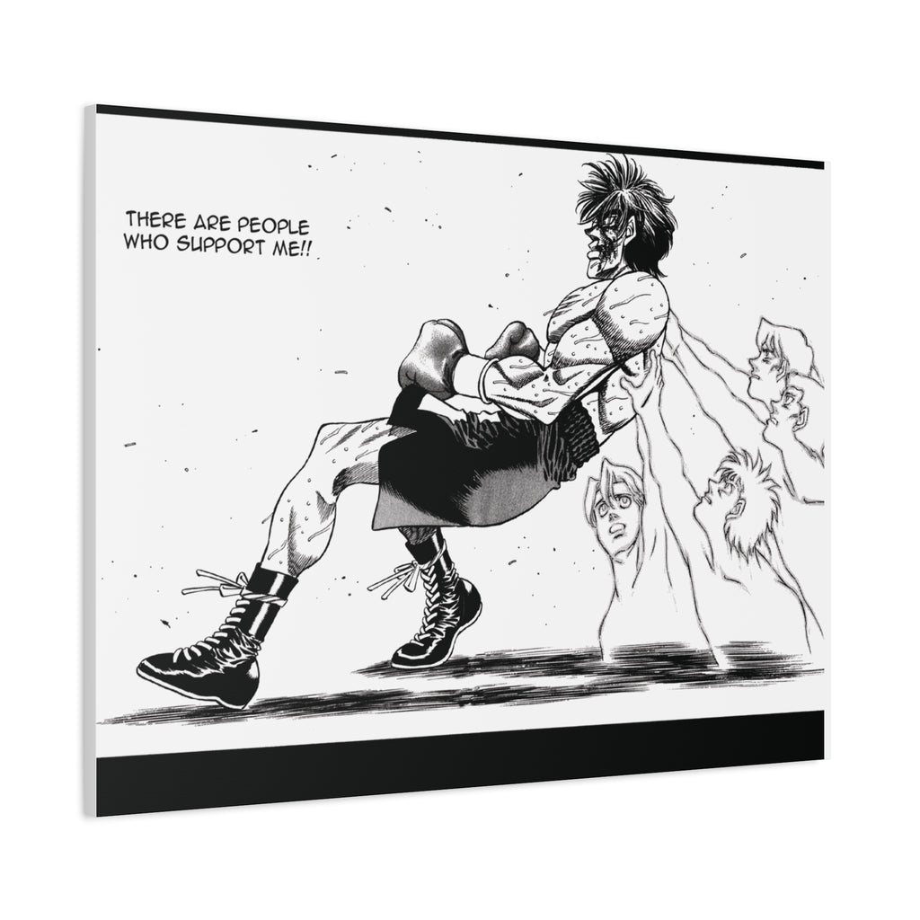 Takamura — "There Are People Who Support Me" Inspirational MMA Poster