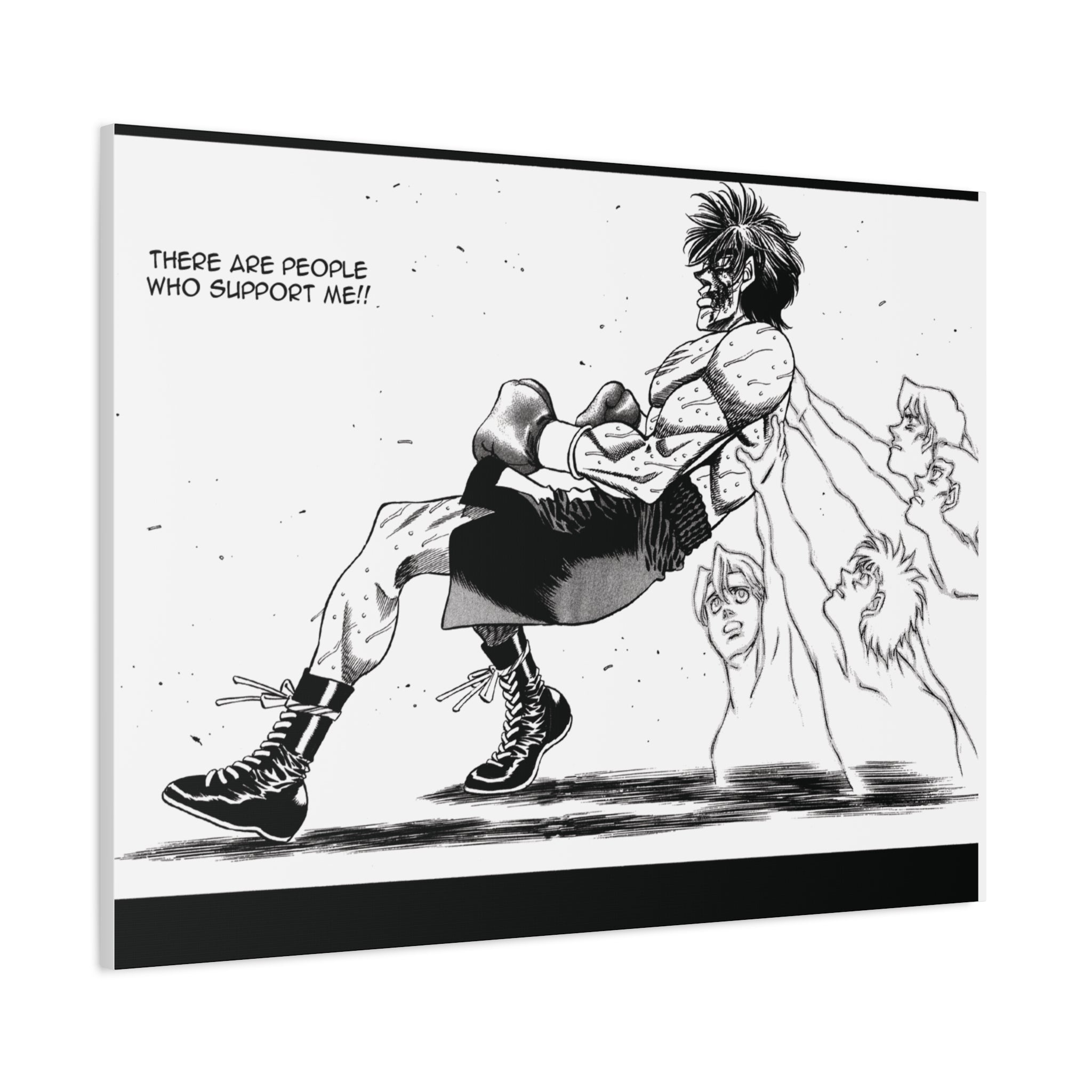 Takamura — "There Are People Who Support Me" Inspirational MMA Poster