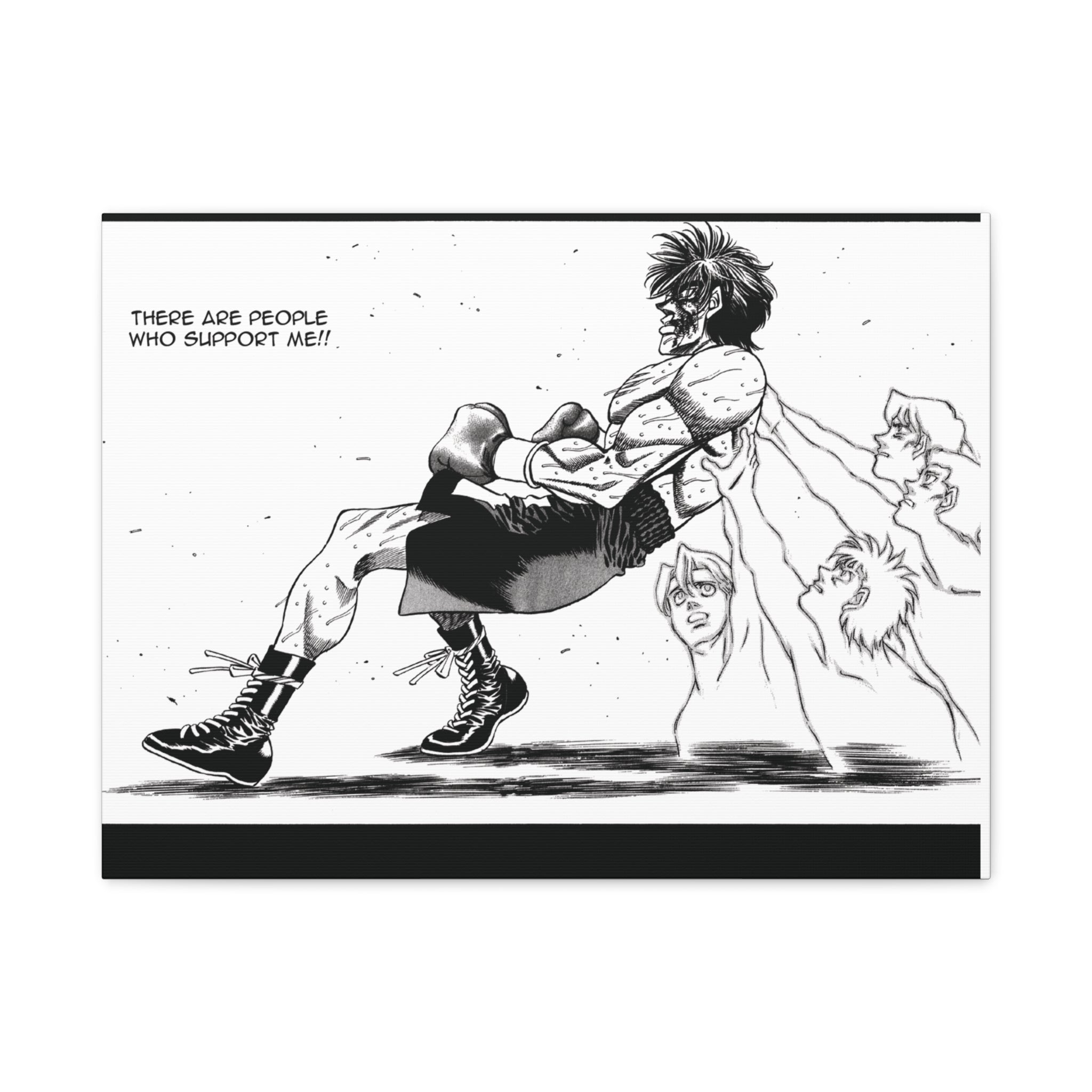 Takamura — "There Are People Who Support Me" Inspirational MMA Poster