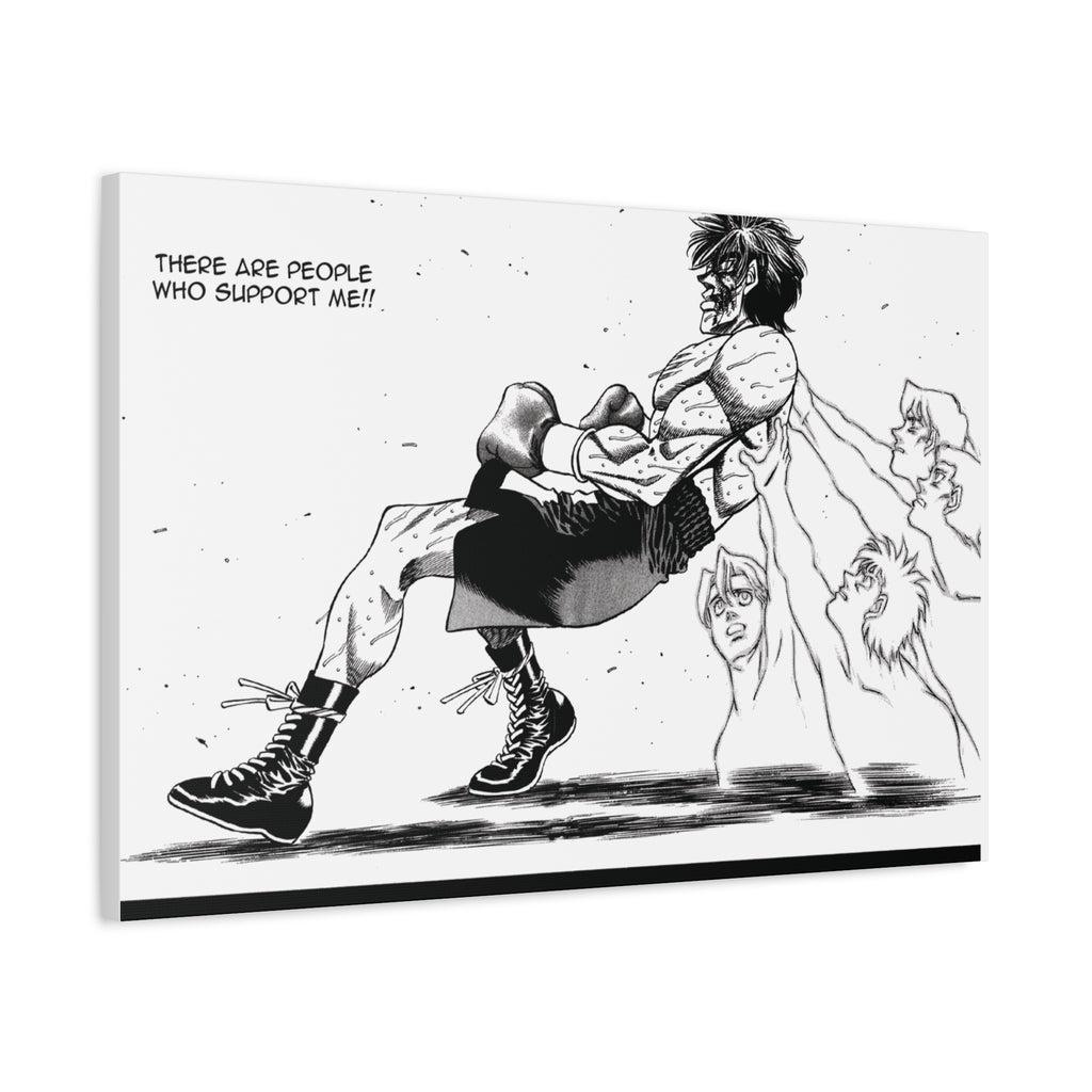 Takamura — "There Are People Who Support Me" Inspirational MMA Poster