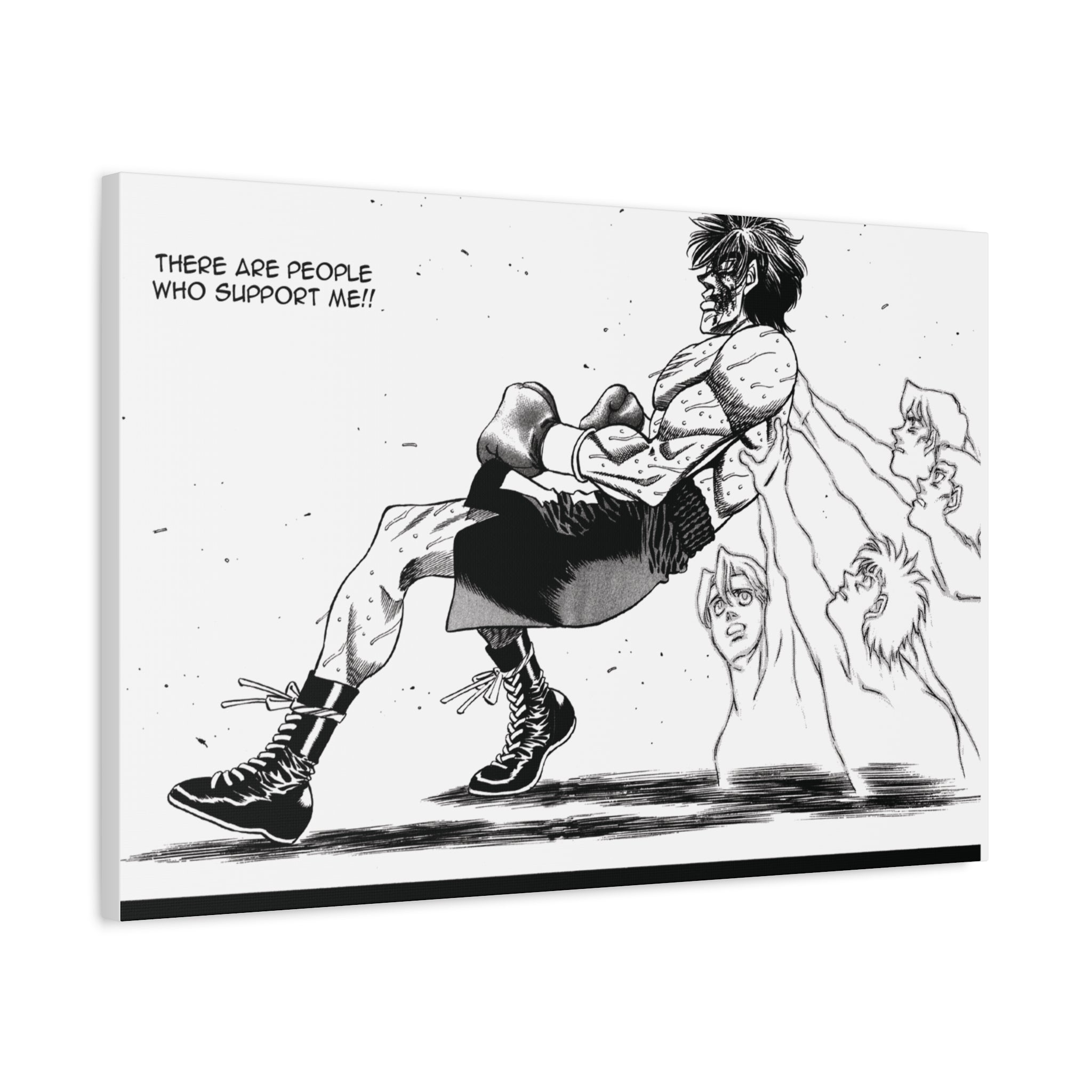 Takamura — "There Are People Who Support Me" Inspirational MMA Poster