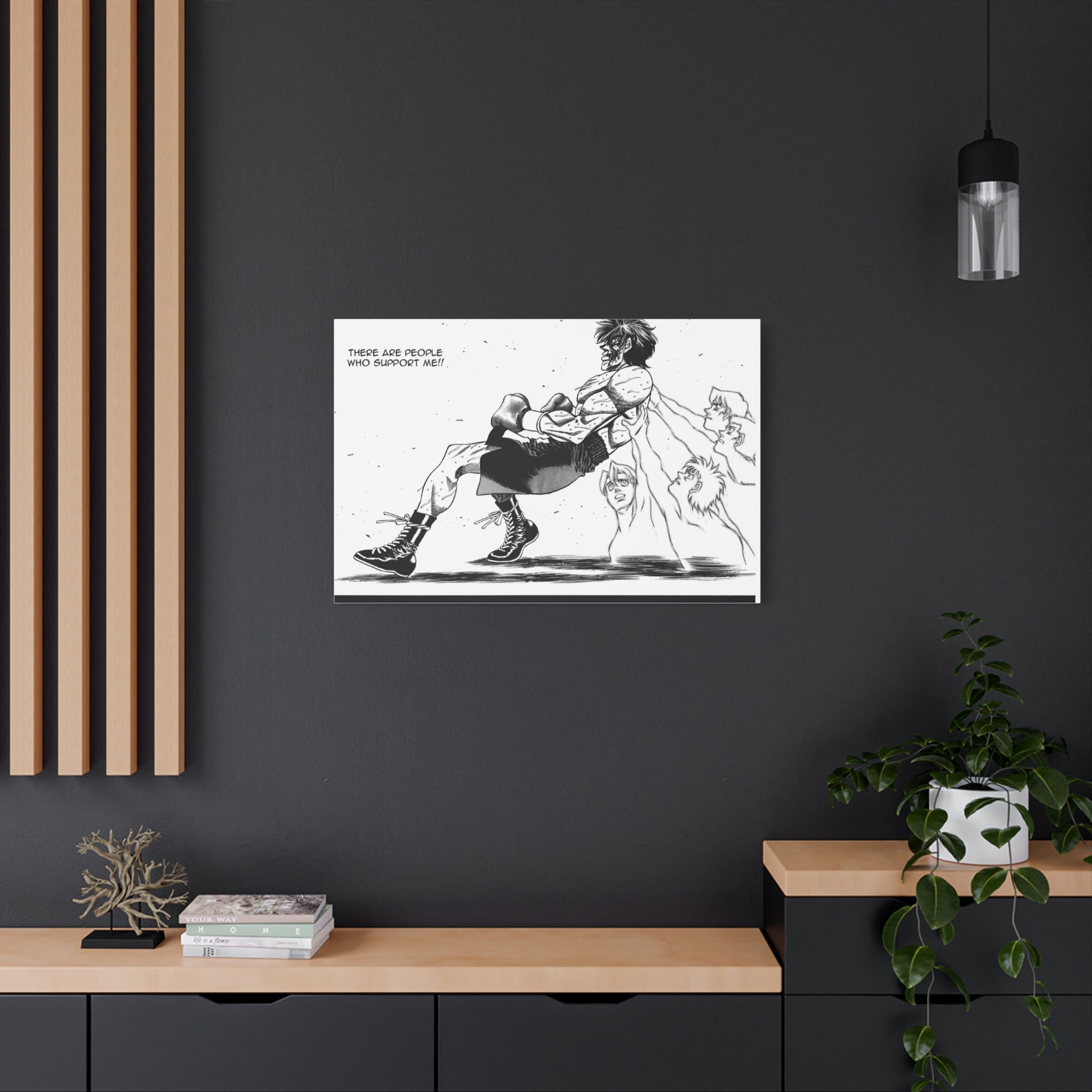 Takamura — "There Are People Who Support Me" Inspirational MMA Poster