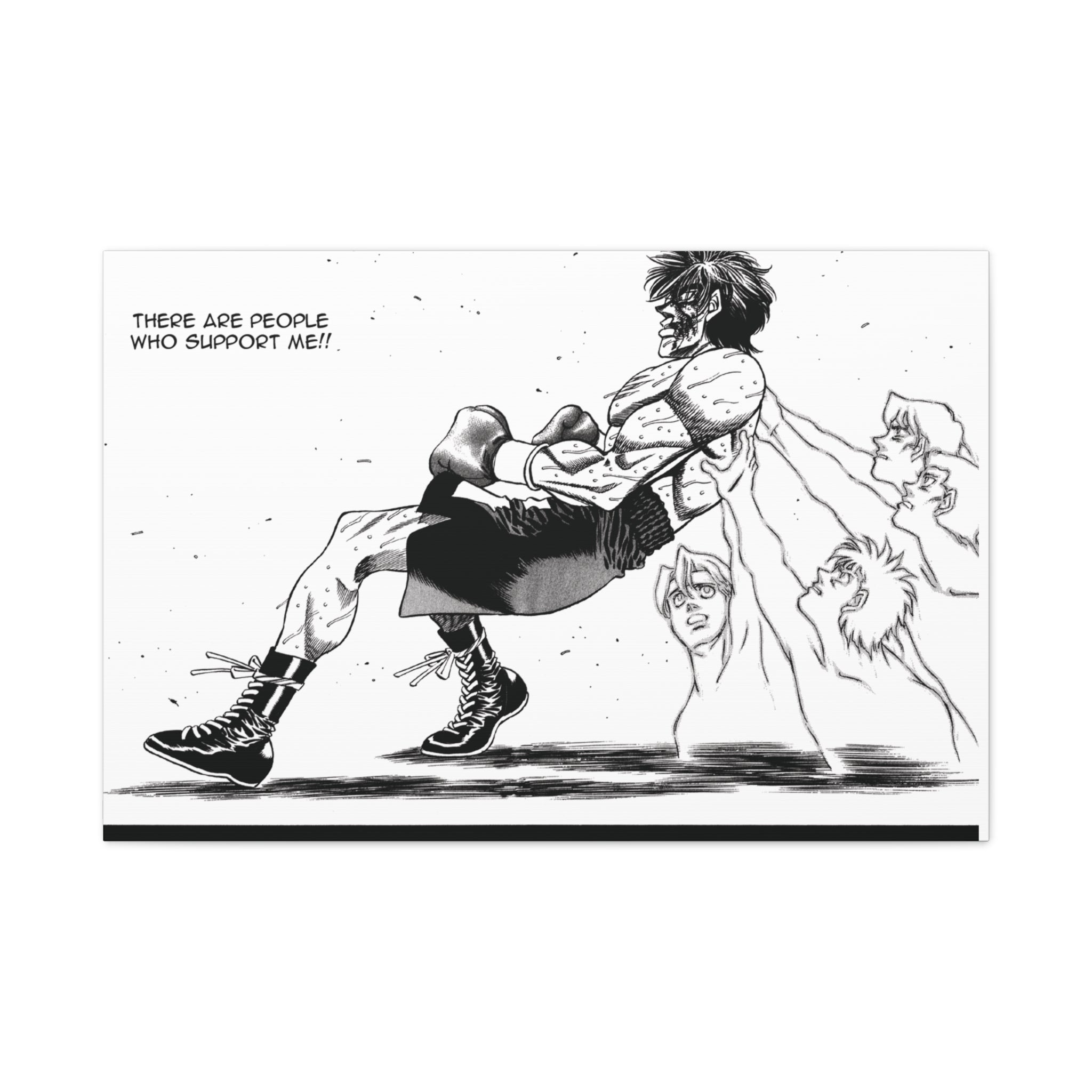 Takamura — "There Are People Who Support Me" Inspirational MMA Poster