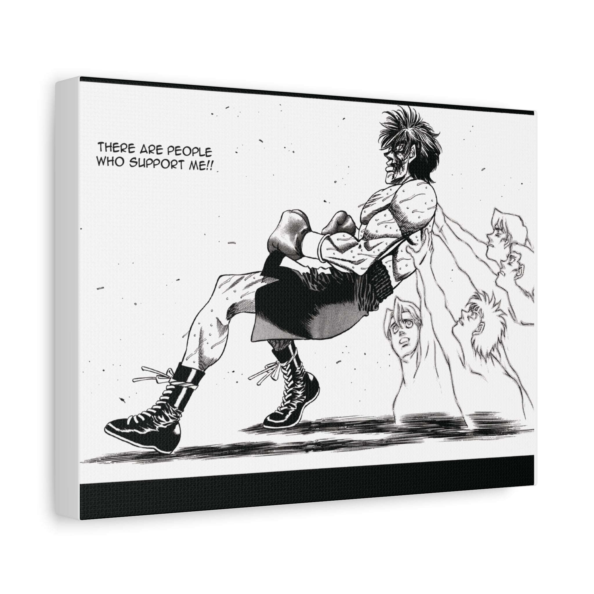 Takamura — "There Are People Who Support Me" Inspirational MMA Poster