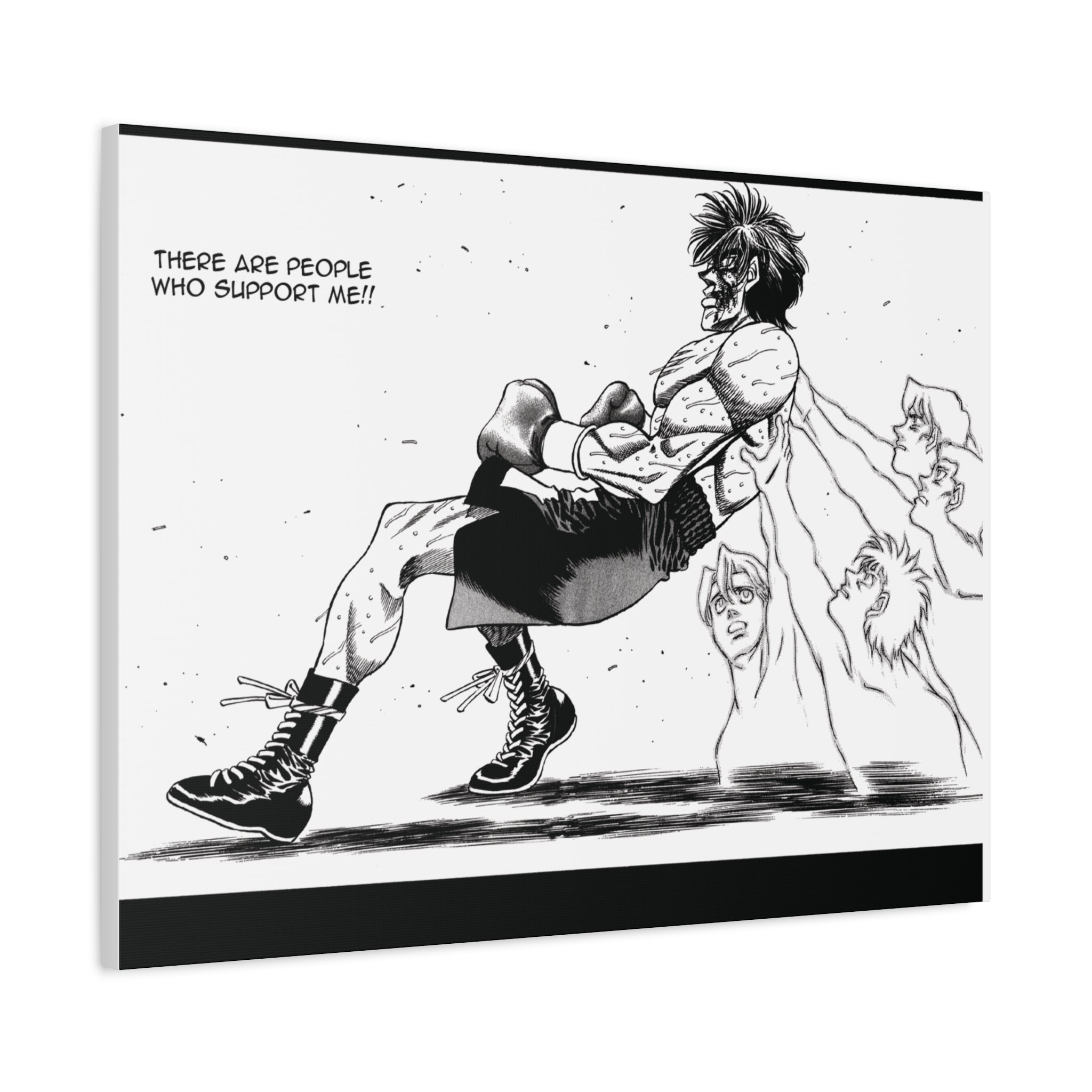 Takamura — "There Are People Who Support Me" Inspirational MMA Poster