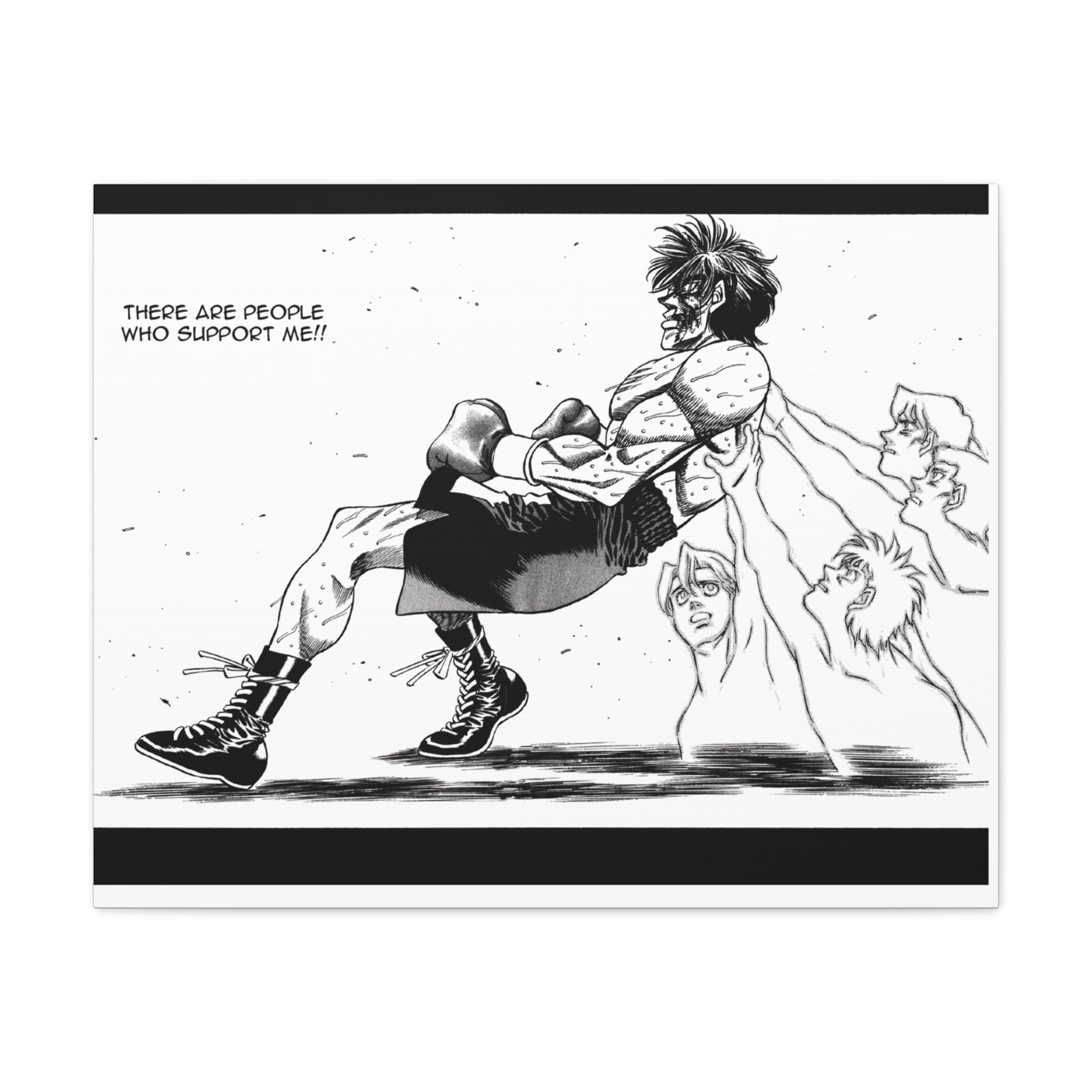 Takamura — "There Are People Who Support Me" Inspirational MMA Poster