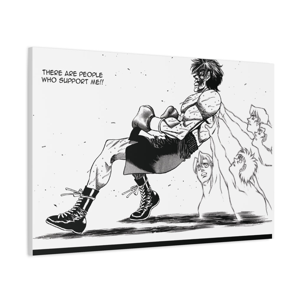 Takamura — "There Are People Who Support Me" Inspirational MMA Poster