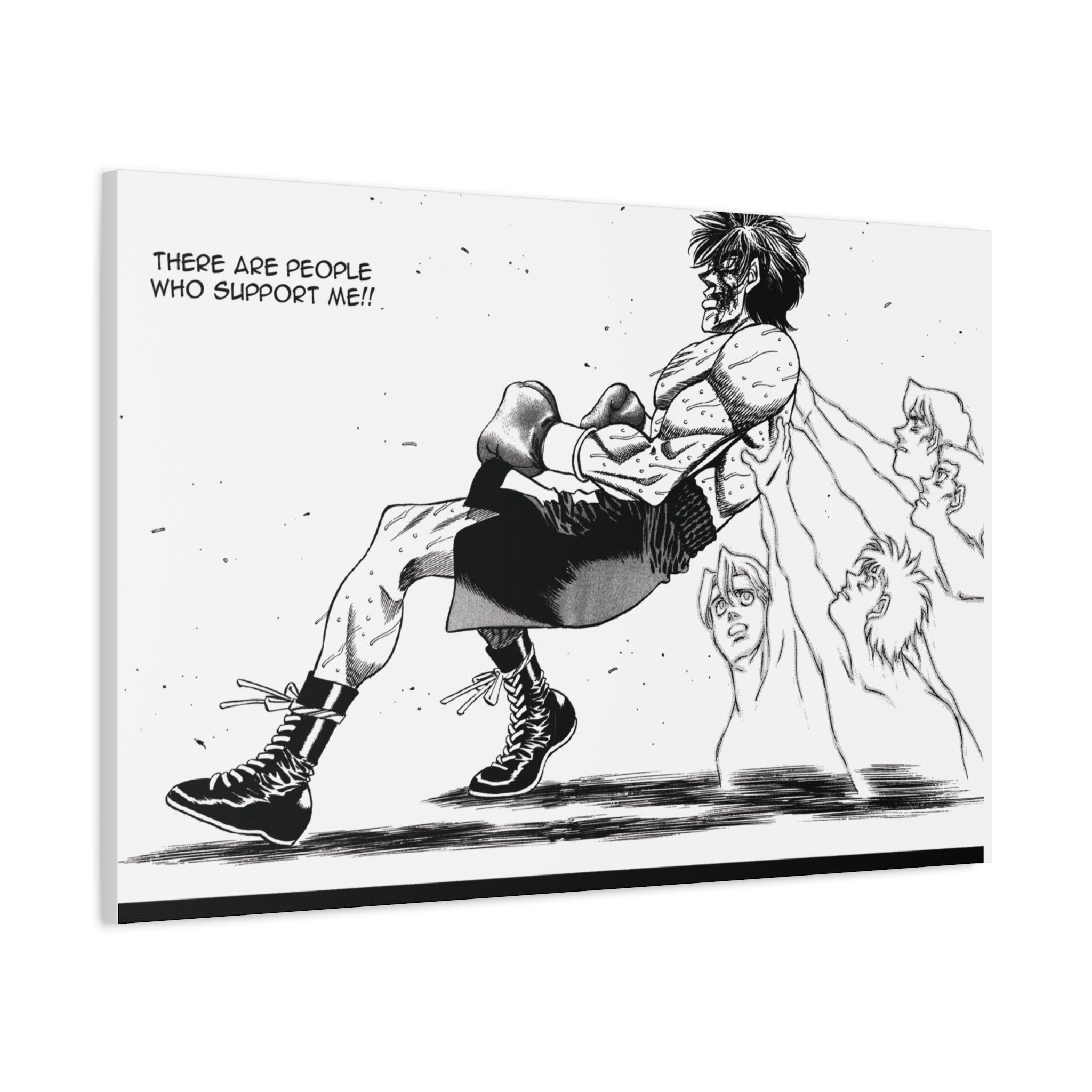 Takamura — "There Are People Who Support Me" Inspirational MMA Poster