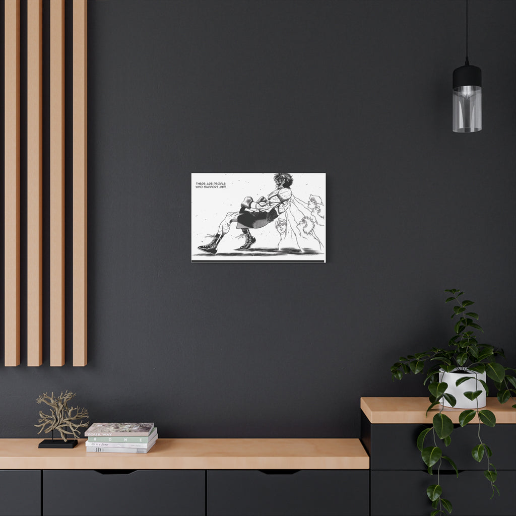 Takamura — "There Are People Who Support Me" Inspirational MMA Poster