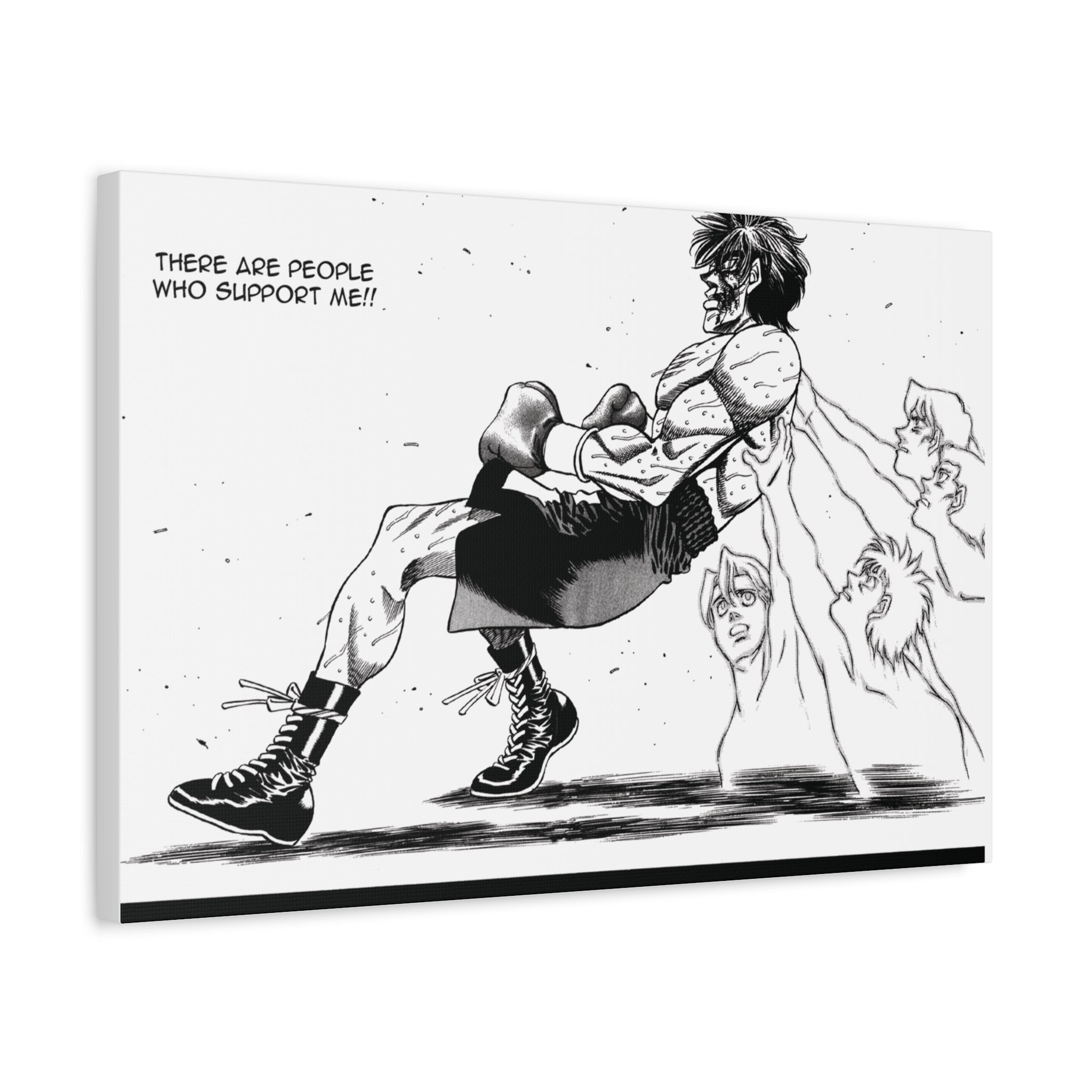 Takamura — "There Are People Who Support Me" Inspirational MMA Poster