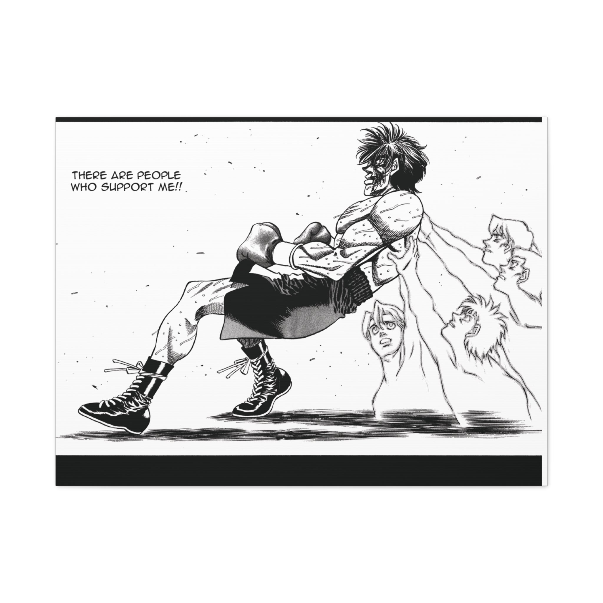 Takamura — "There Are People Who Support Me" Inspirational MMA Poster