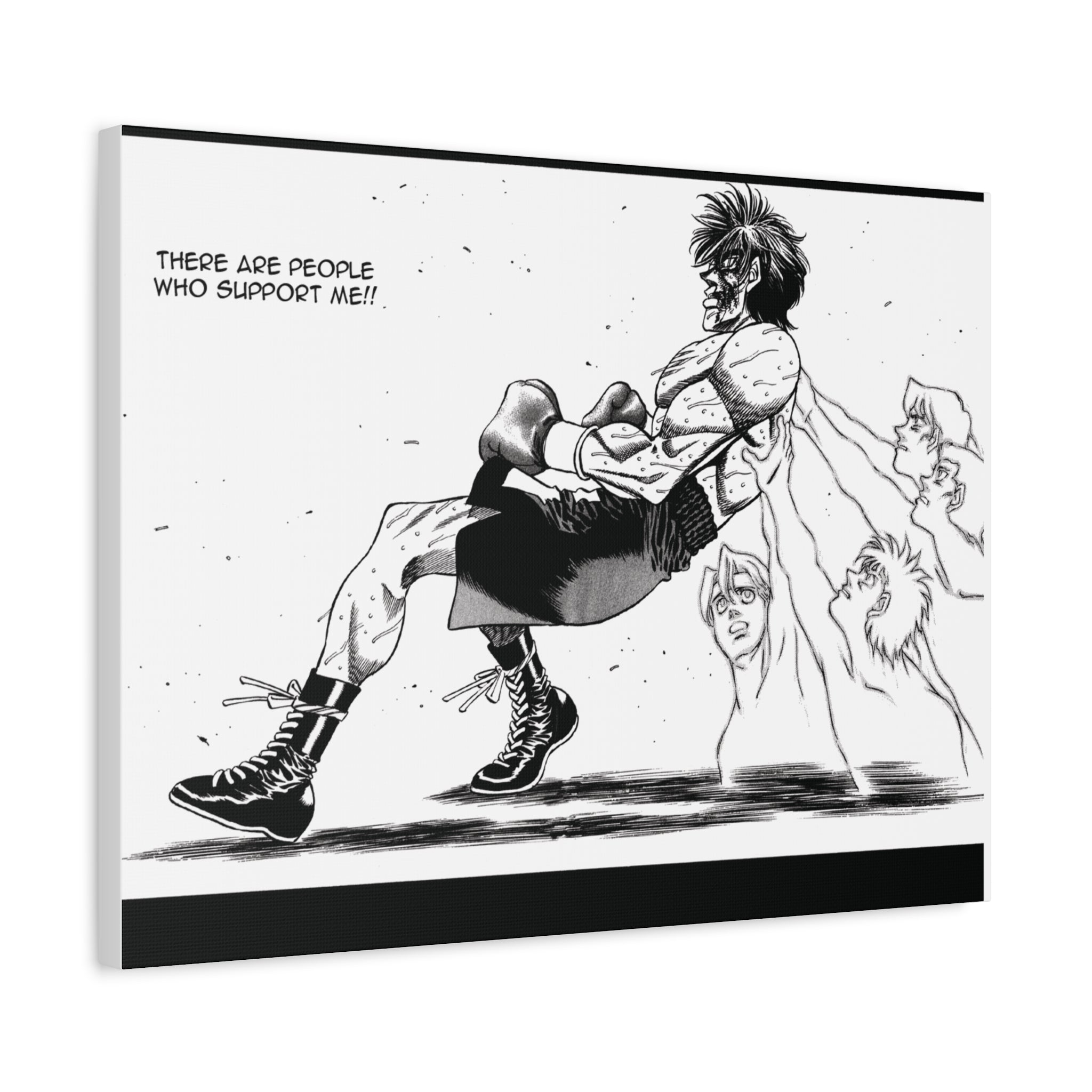 Takamura — "There Are People Who Support Me" Inspirational MMA Poster