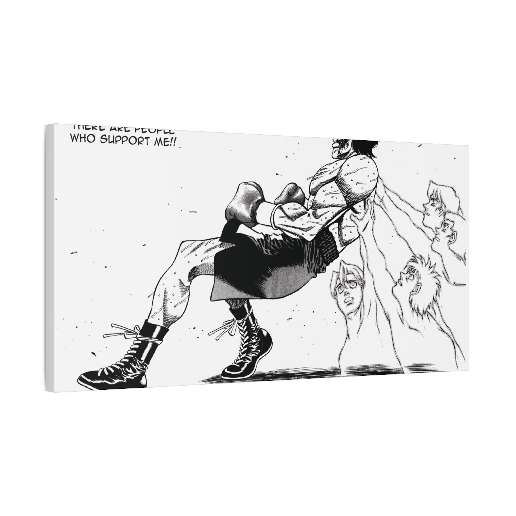 Takamura — "There Are People Who Support Me" Inspirational MMA Poster