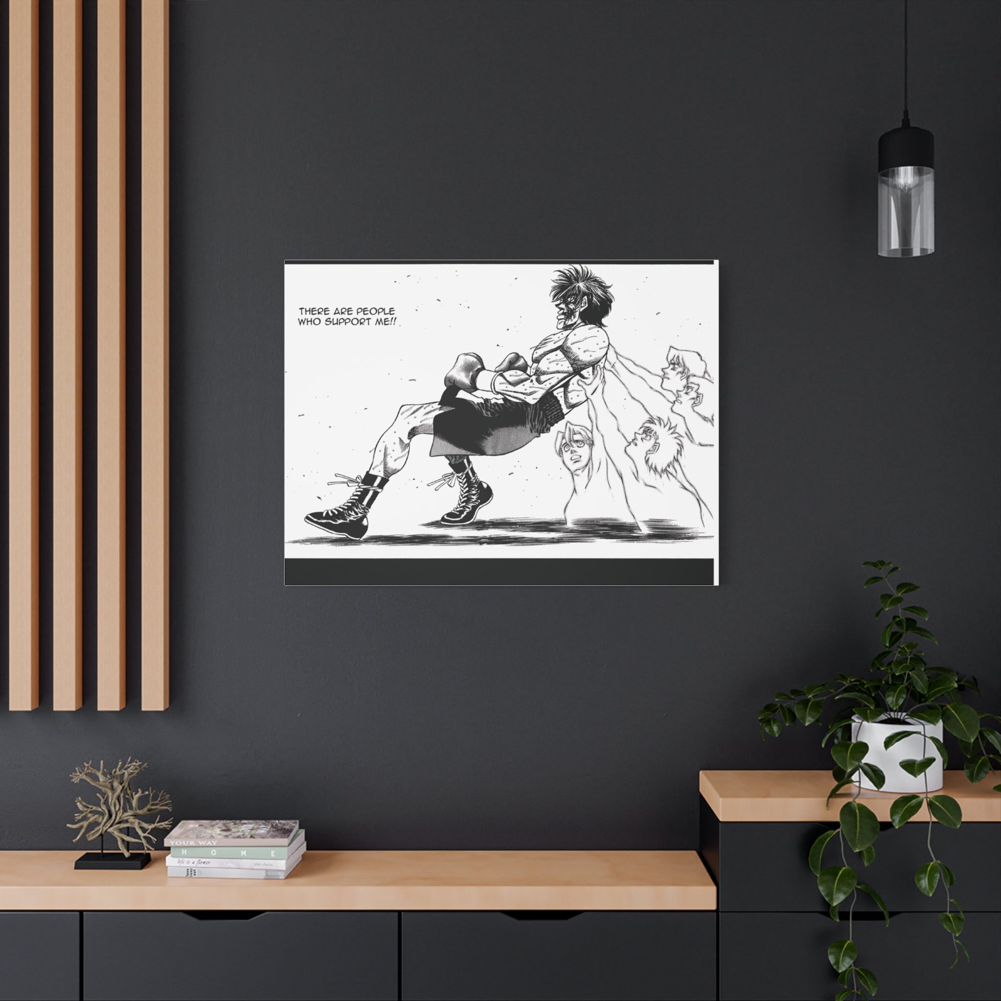 Takamura — "There Are People Who Support Me" Inspirational MMA Poster