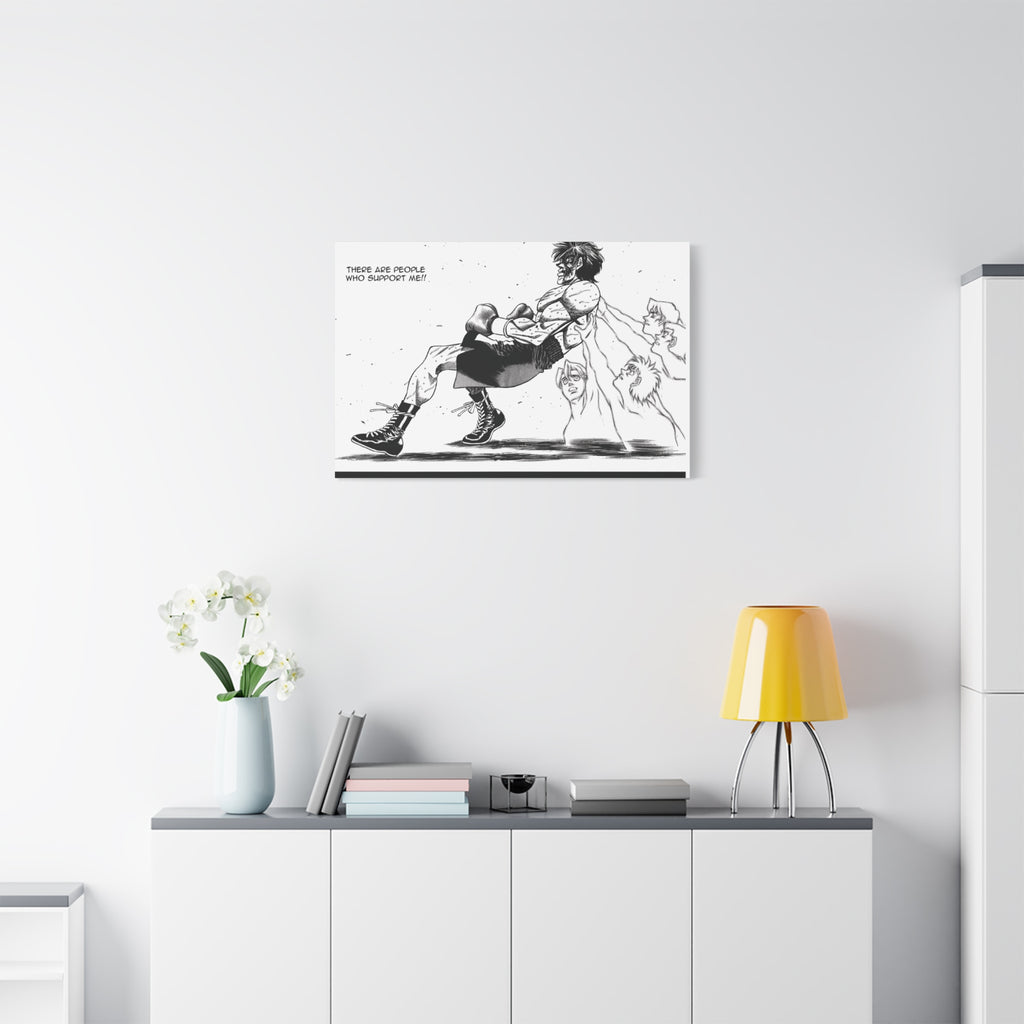 Takamura — "There Are People Who Support Me" Inspirational MMA Poster