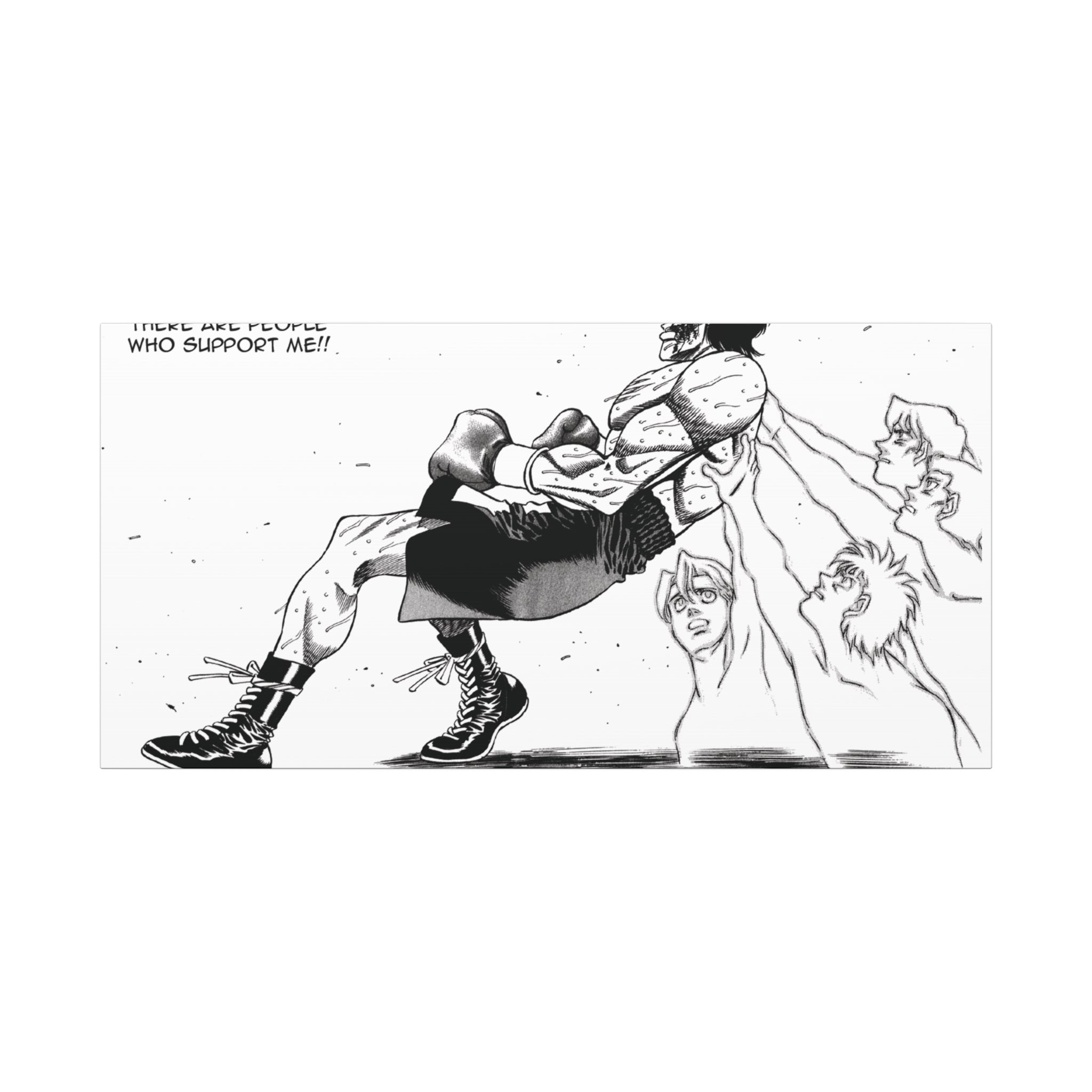 Takamura — "There Are People Who Support Me" Inspirational MMA Poster