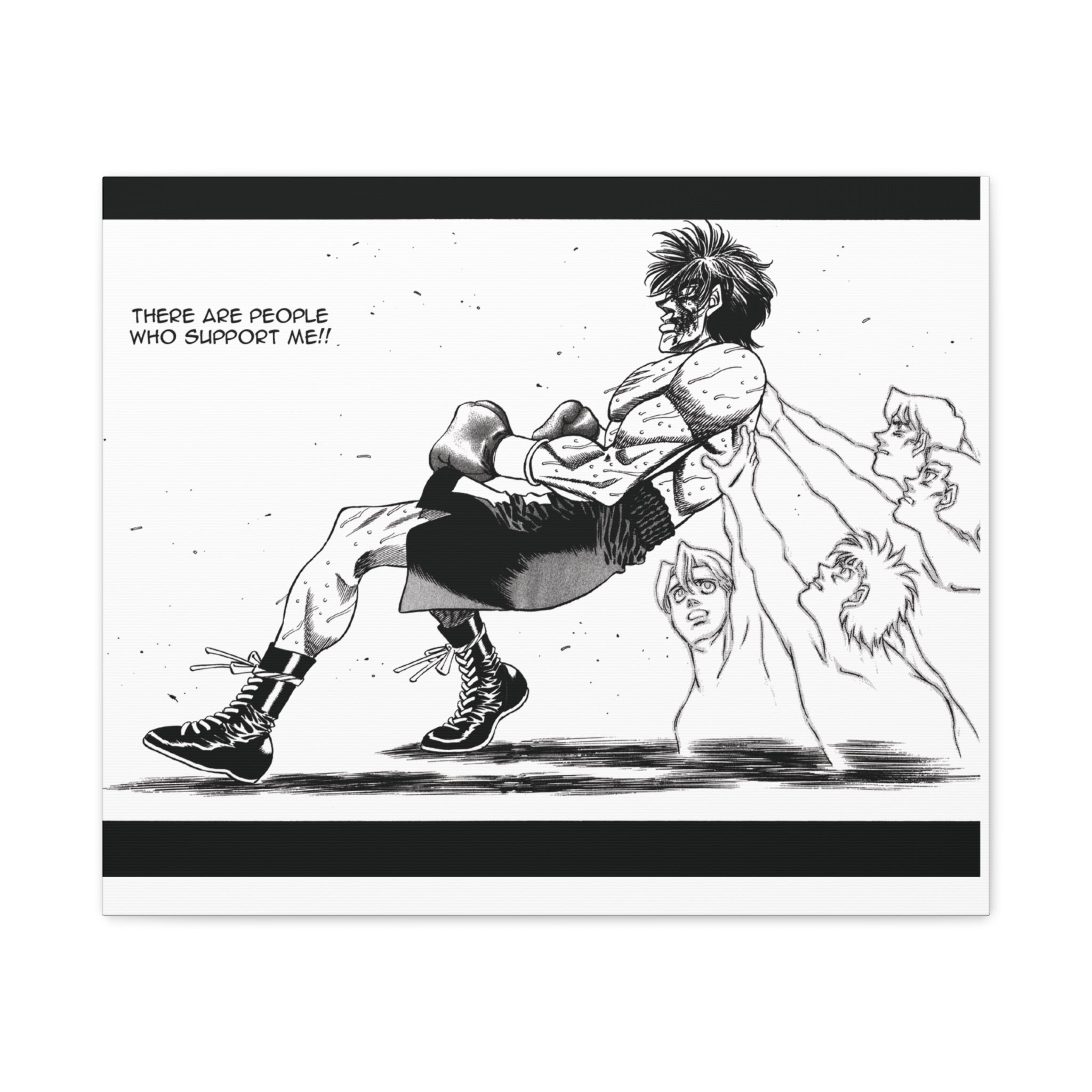 Takamura — "There Are People Who Support Me" Inspirational MMA Poster