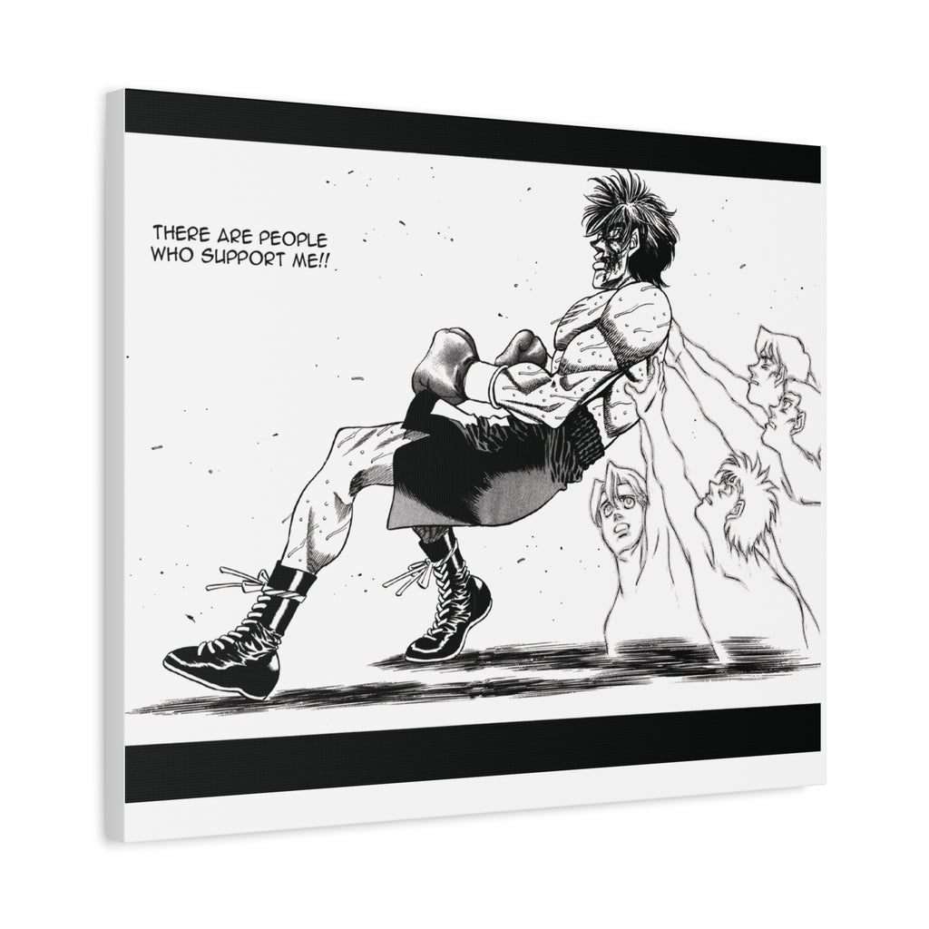 Takamura — "There Are People Who Support Me" Inspirational MMA Poster