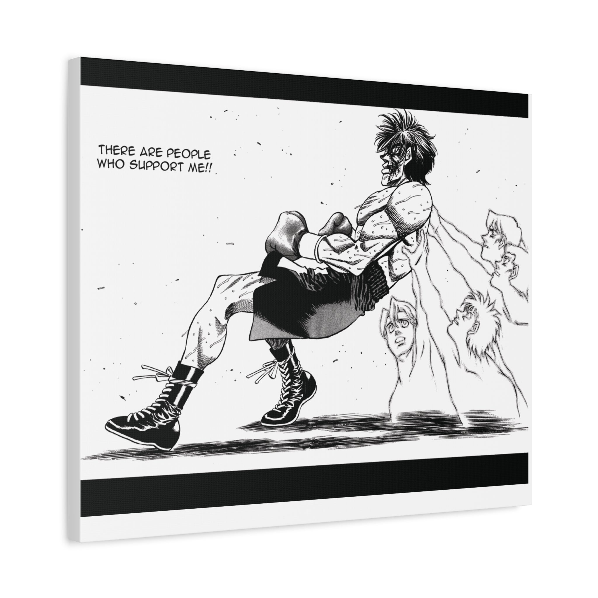 Takamura — "There Are People Who Support Me" Inspirational MMA Poster