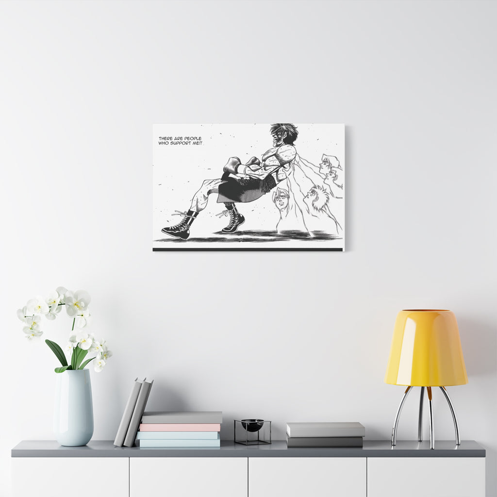 Takamura — "There Are People Who Support Me" Inspirational MMA Poster