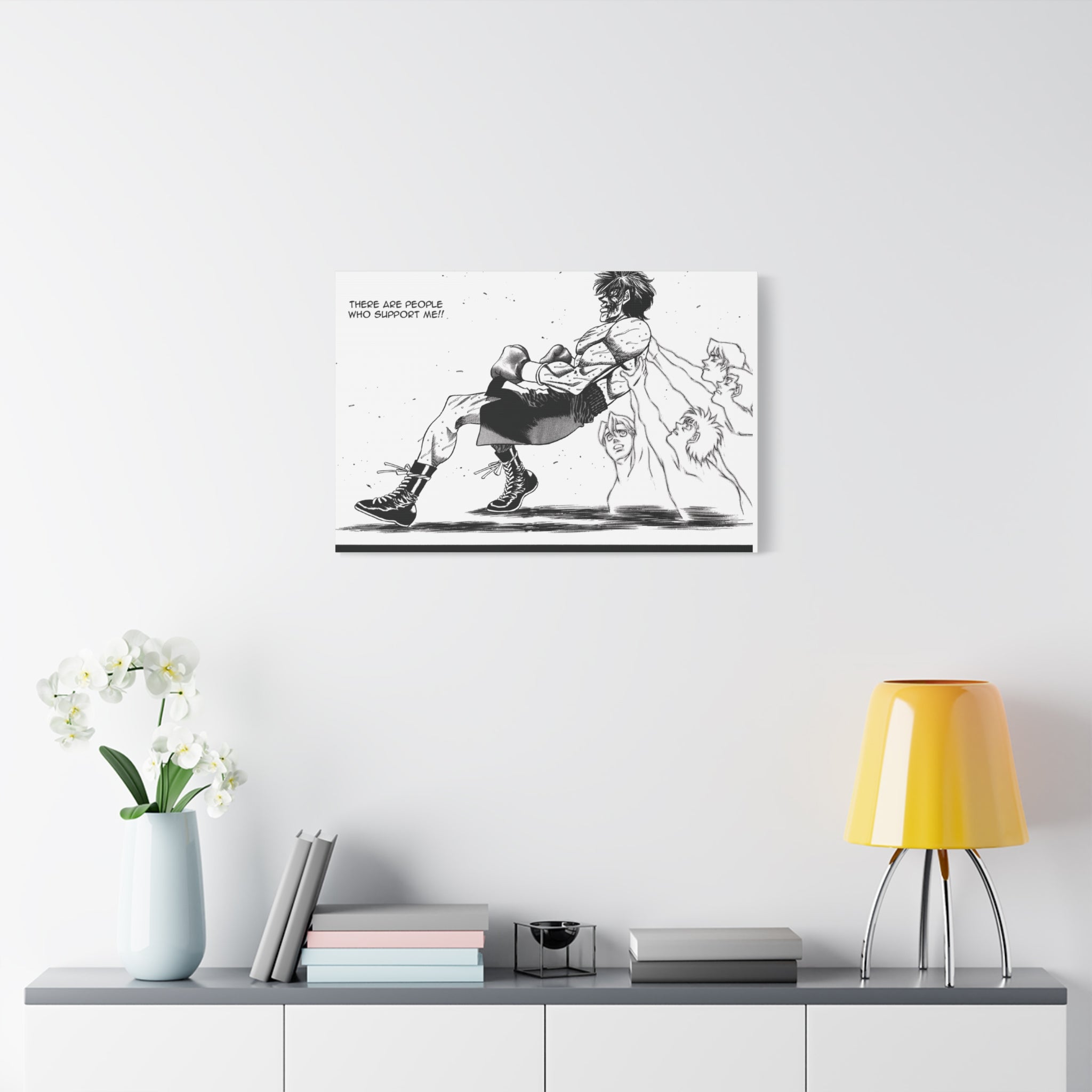 Takamura — "There Are People Who Support Me" Inspirational MMA Poster