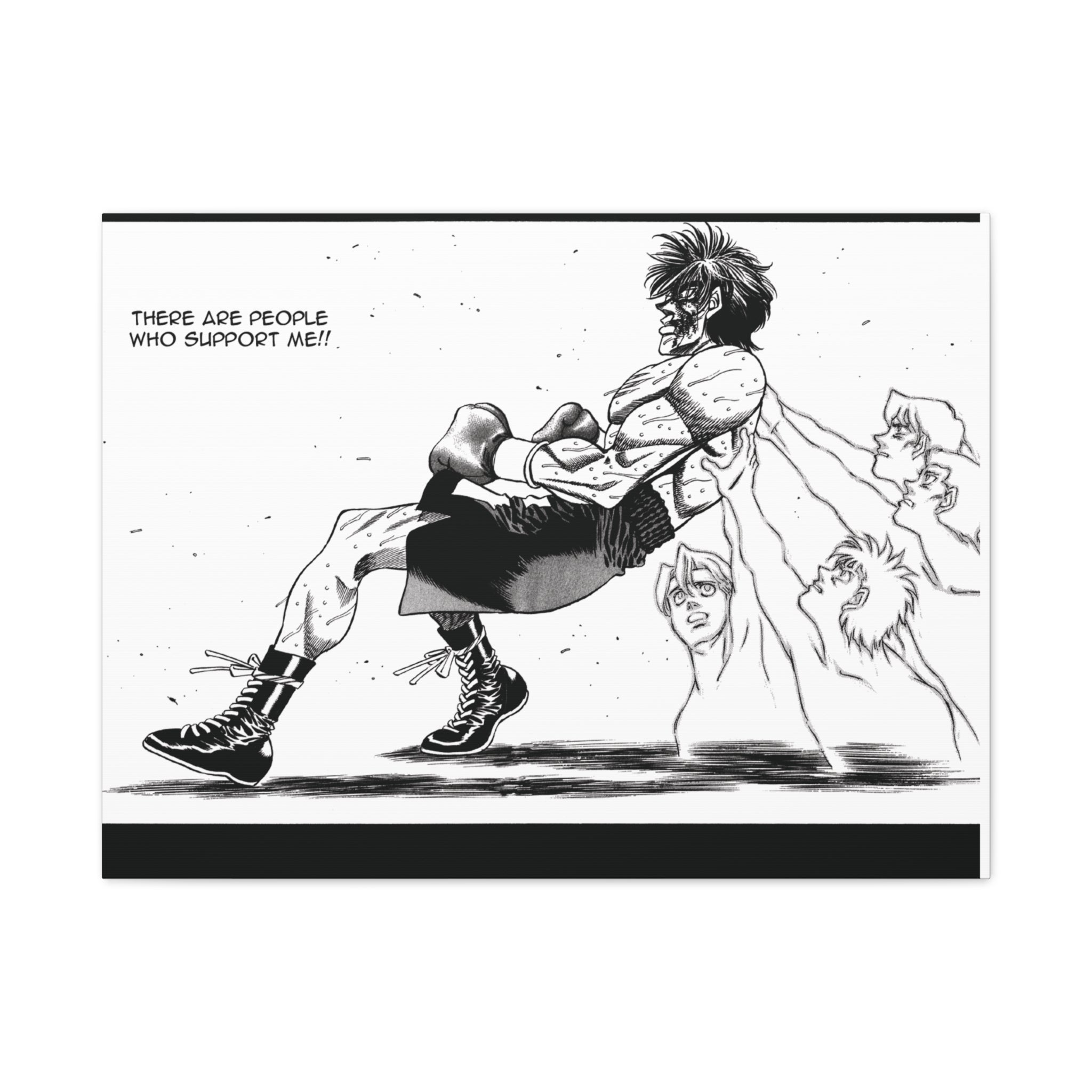 Takamura — "There Are People Who Support Me" Inspirational MMA Poster